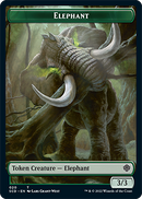 Elephant // Thopter Double-Sided Token [Starter Commander Decks]-1