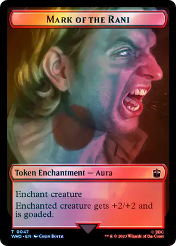 Alien // Mark of the Rani Double-Sided Token (Surge Foil) [Doctor Who Tokens] - 0