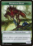 Phyrexian Beast Token [Phyrexia: All Will Be One Tokens]-1