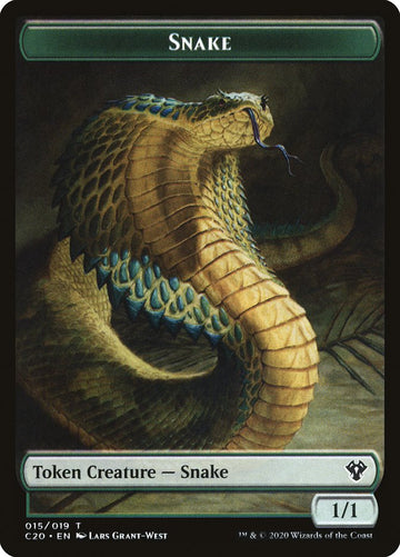 Beast (010) // Snake Double-Sided Token [Commander 2020 Tokens] - 0