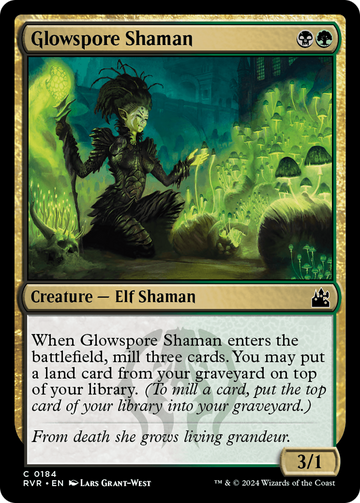 Chamán Glowspore [Ravnica Remastered] 