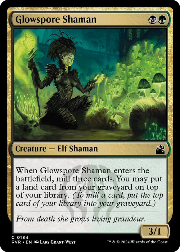 Chamán Glowspore [Ravnica Remastered] 