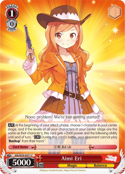 Aimi Eri (MR/W59-E071 C) [Magia Record: Puella Magi Madoka Magica [Historia paralela] (Móvil)] 