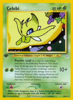 Celebi (16/64) [Neo Revelation 1.ª edición] 