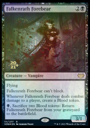 Antepasado de Falkenrath [Promociones de prelanzamiento de Innistrad: Crimson Vow] 