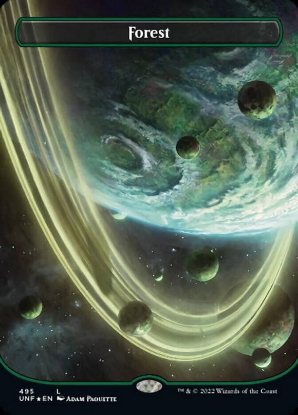 Bosque (495) (Tierra espacial orbital) (Galaxy Foil) [Unfinity] 