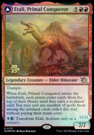 Etali, Conquistador primigenio // Etali, Enfermedad primigenia [Promociones previas al lanzamiento de March of the Machine] 