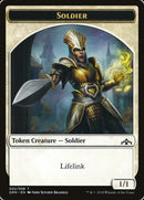 Soldier // Soldier Double-Sided Token [Guilds of Ravnica Guild Kit Tokens]-1