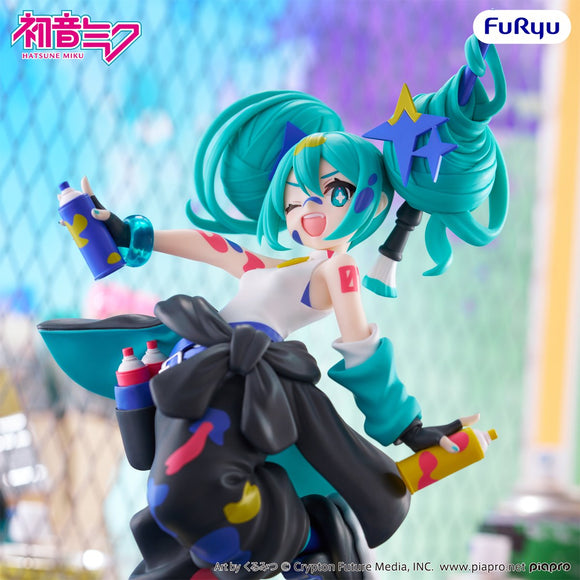 Hatsune Miku Paint Girl Another Color Muchute Statue