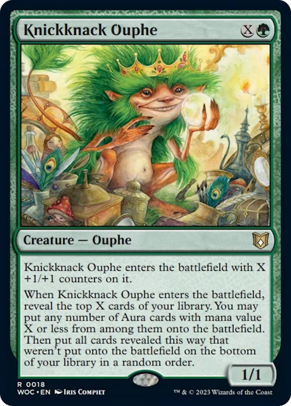 Knickknack Ouphe [Comandante de las Tierras Salvajes de Eldraine] 