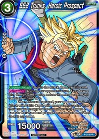 SS2 Trunks, Prospecto heroico (arte alternativo) (P-219) [Cartas de promoción] 