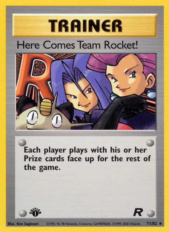 ¡Aquí viene el Equipo Rocket! (71/82) [Equipo Rocket 1.ª edición] 