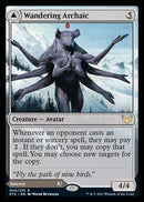 Wandering Archaic // Explore the Vastlands [Strixhaven: School of Mages]-1