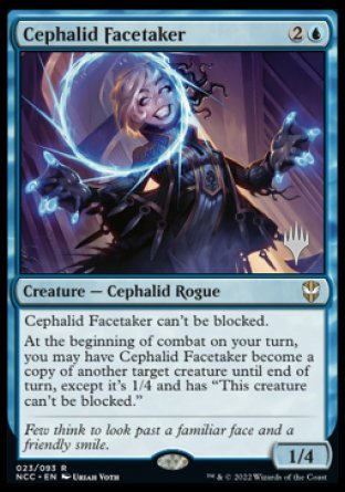 Cephalid Facetaker (paquete promocional) [Promociones de comandante de Streets of New Capenna] 