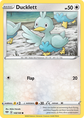 Ducklett (148/189) [Espada y escudo: oscuridad en llamas] 