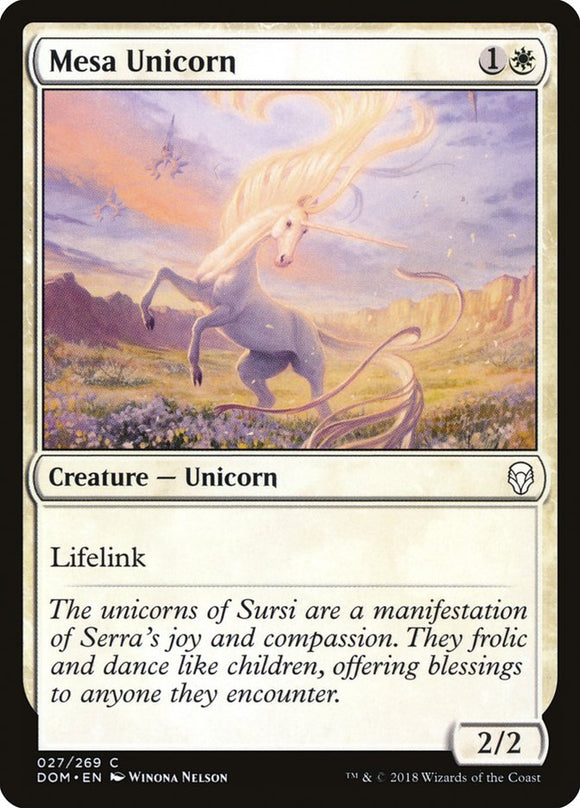 Unicornio de Mesa [Dominaria] 