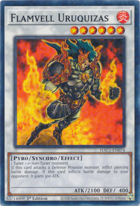 Flamvell Uruquizas (Terminal de duelo) [HAC1-EN074] Común 