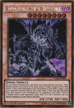 Grapha, Señor Dragón del Mundo Oscuro [PGL2-EN083] Oro Raro 