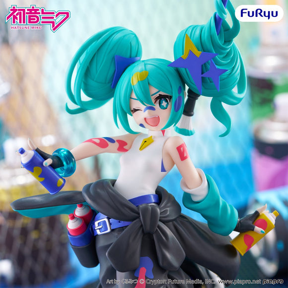 Hatsune Miku Paint Girl Another Color Muchute Statue