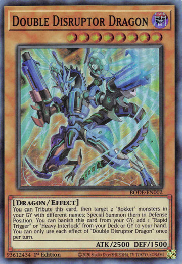 Dragón Doble Disruptor [BODE-EN002] Súper Raro 