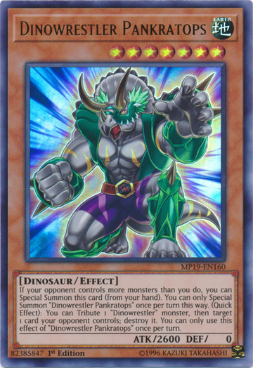 Pankratops, dinosaurio luchador [MP19-EN160] Ultra raro 