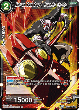 Dios demonio Gravy, guerrero imperial (BT17-118) [Ultimate Squad] 