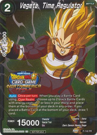 Vegeta, Regulador del Tiempo (Final del Campeonato 2019) (Finalista) (P-142) [Tarjetas de Promoción del Torneo] 