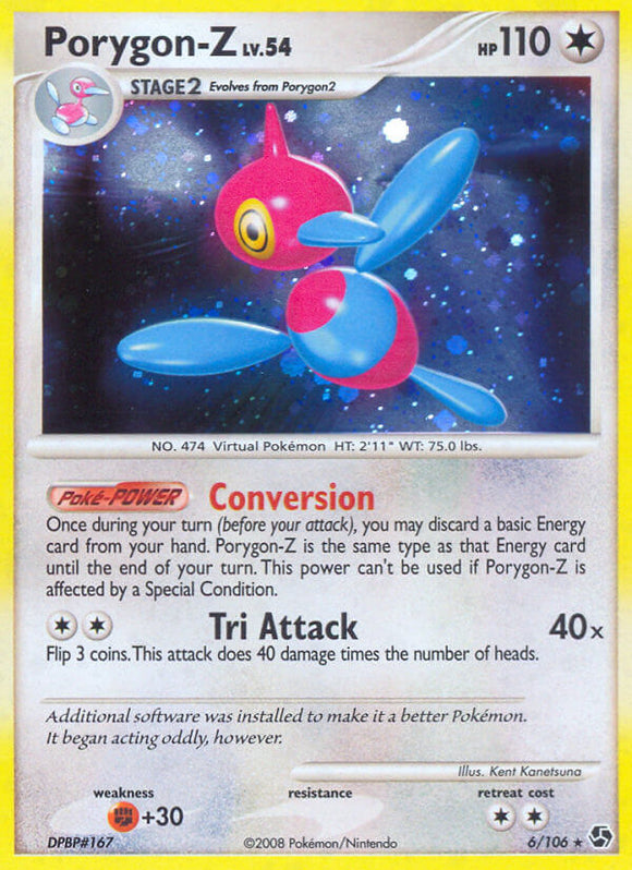 Porygon Z (6/106) (Exclusivo del mazo temático) [Diamante y Perla: Grandes Encuentros] 