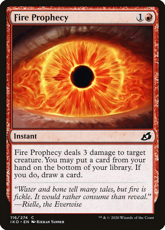 Profecía del fuego [Ikoria: Lair of Behemoths] 