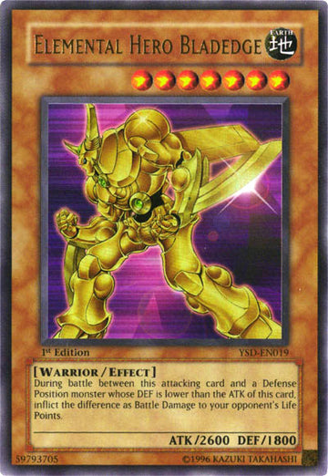 Héroe elemental Bladedge [YSD-EN019] Ultra raro 