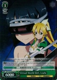 Virtual World Girl, Leafa (SAO/S26-E025S SR) [Sword Art Online Vol.2]