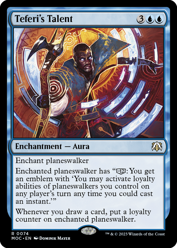 El talento de Teferi [La marcha del comandante de la máquina] 