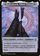 Treasure // Icingdeath, Frost Tongue Double-Sided Token [Dungeons & Dragons: Adventures in the Forgotten Realms Tokens]-2