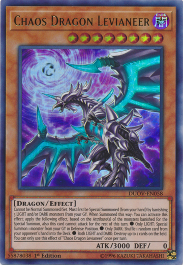 Dragón del Caos Levianeer [DUOV-EN058] Ultra Raro 