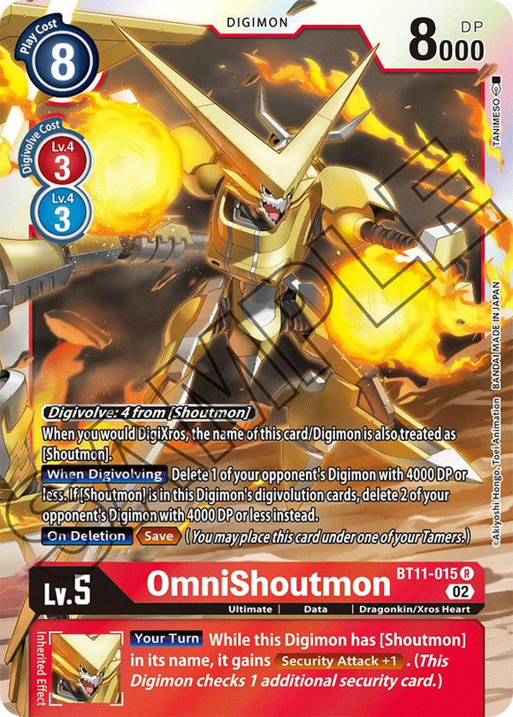 OmniShoutmon [BT11-015] [Fase dimensional] 
