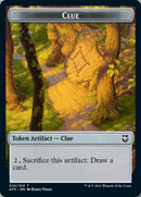 Clue // Goblin Double-Sided Token [Dungeons & Dragons: Adventures in the Forgotten Realms Commander Tokens]-1