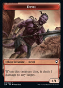 Treasure // Devil Double-Sided Token [Commander Legends: Battle for Baldur's Gate Tokens]-2