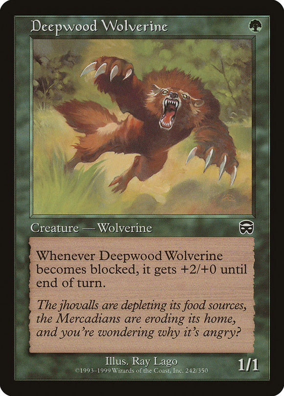 Deepwood Wolverine [Máscaras mercadianas] 