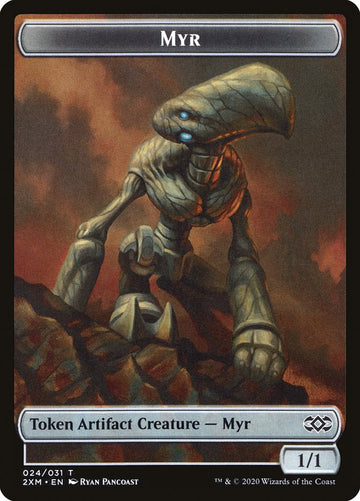 Clue // Myr (024) Double-Sided Token [Double Masters Tokens] - 0