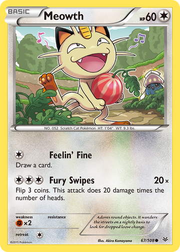 Meowth (67/108) [XY: Cielos rugientes] 