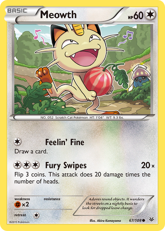 Meowth (67/108) [XY: Cielos rugientes] 