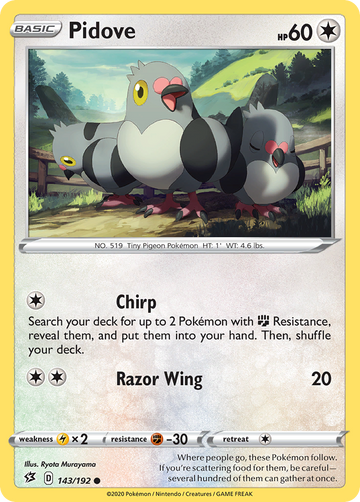 Pidove (143/192) [Espada y escudo: choque rebelde] 