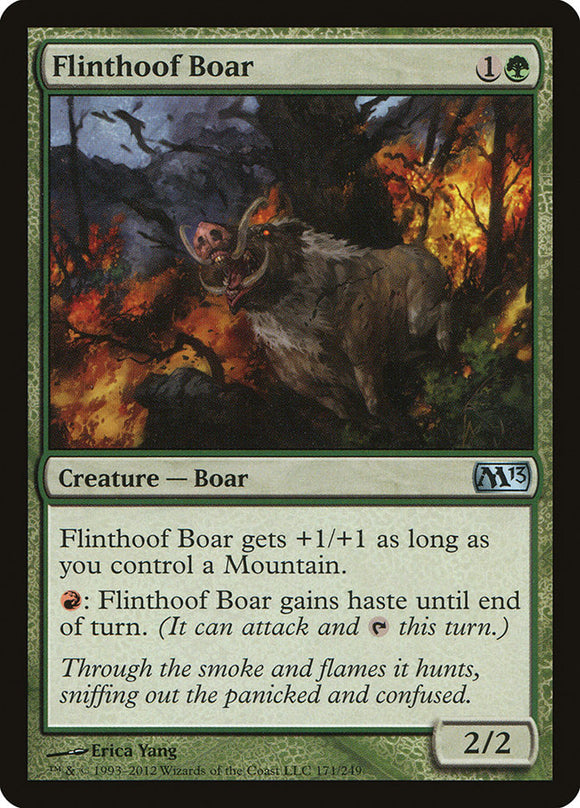 Jabalí pezuña de sílex [Magic 2013] 