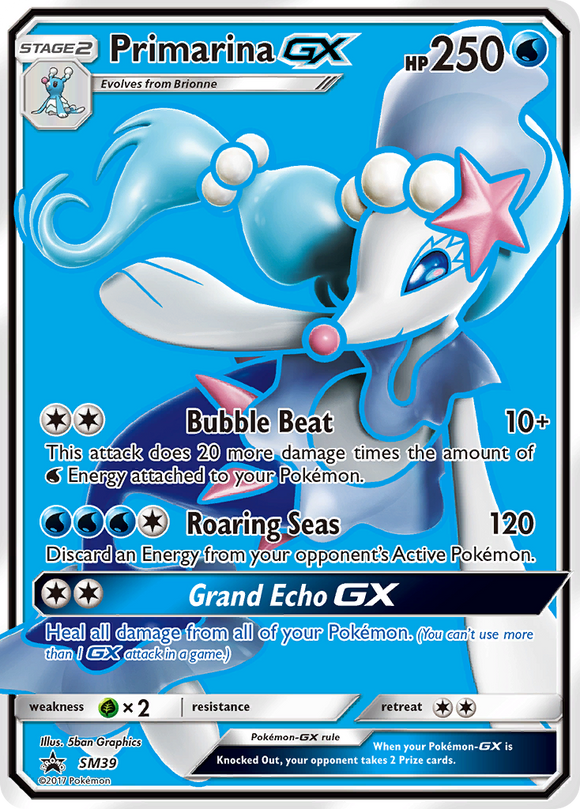 Primarina GX (SM39) [Sun &amp; Moon: promociones de Black Star] 