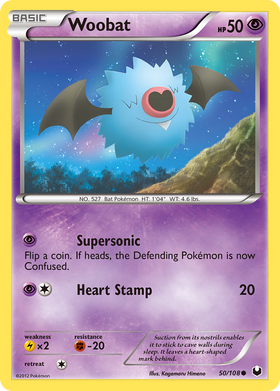 Woobat (50/108) [Blanco y negro: Exploradores oscuros] 