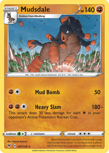 Mudsdale (097/185) [Espada y escudo: voltaje intenso] 