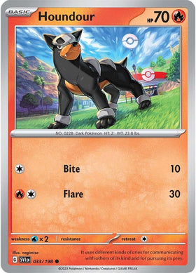 Houndour (033/198) [Scarlet &amp; Violet: Set básico] 