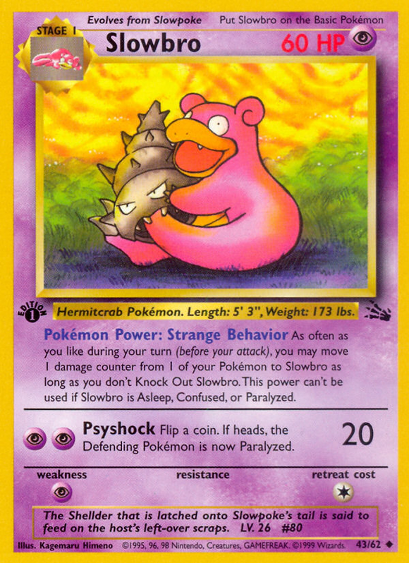 Slowbro (43/62) [Fósil 1.ª edición] 