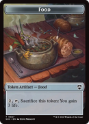 Elemental (0020) // Food Double-Sided Token [Secrets of Strixhaven Commander Tokens]-2