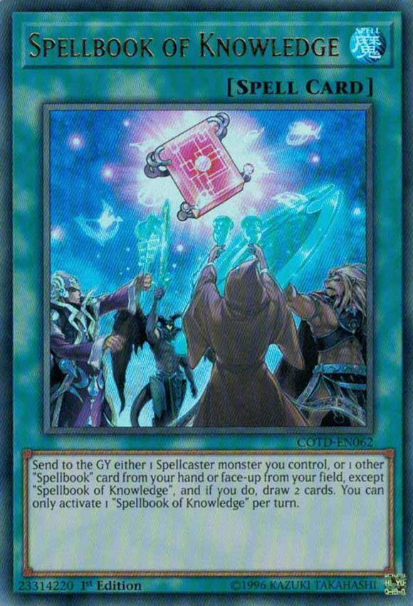 Libro de hechizos del conocimiento [COTD-EN062] Ultra raro 